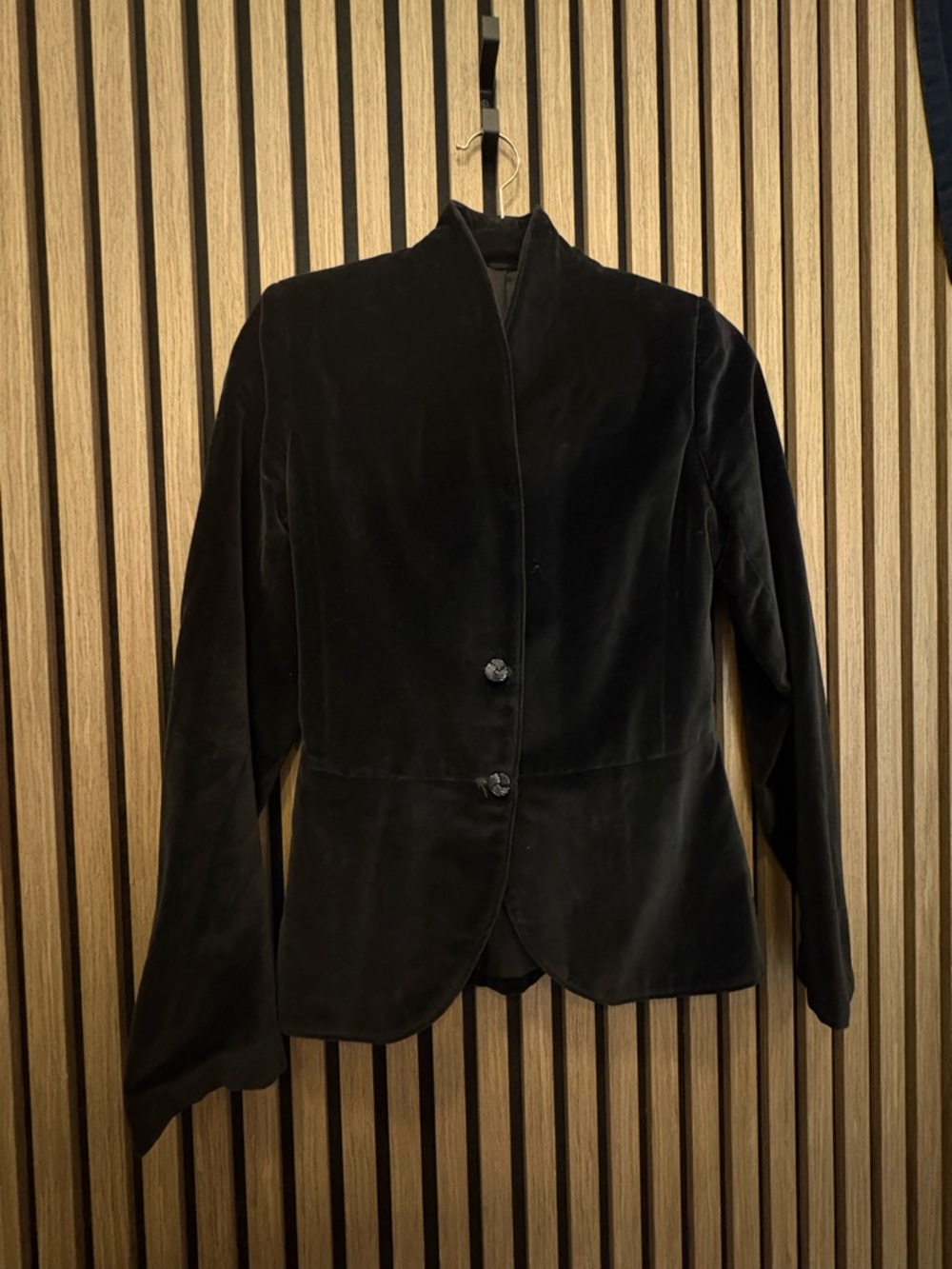 Black Velvet Women's Blazer Jacket